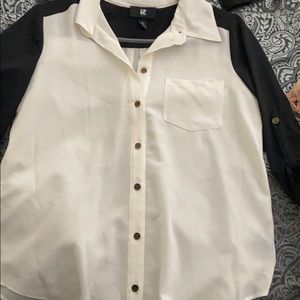 Button up blouse-never worn (tag still on)